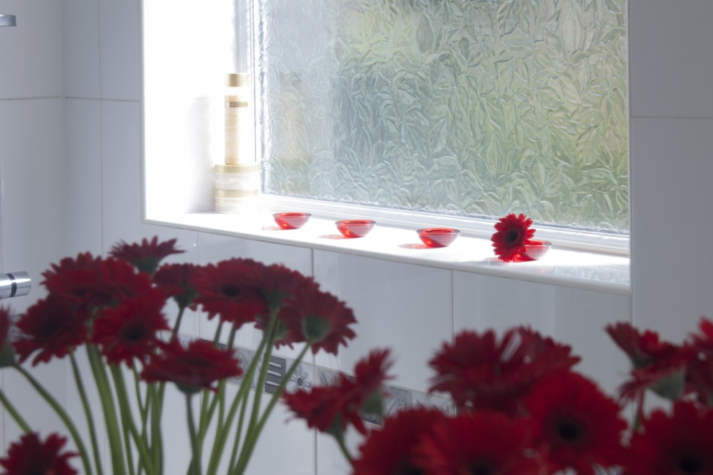 bathroom flowers